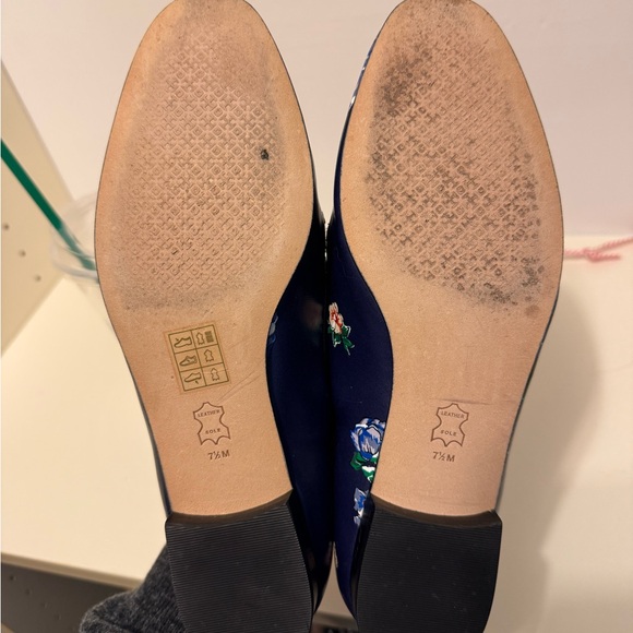 Tory Burch Red and Blue Women' Loafers NWOT - Picture 3 of 3